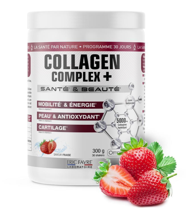 Collagen complex + acide hyaluronique et Vitamine C - Eric Favre