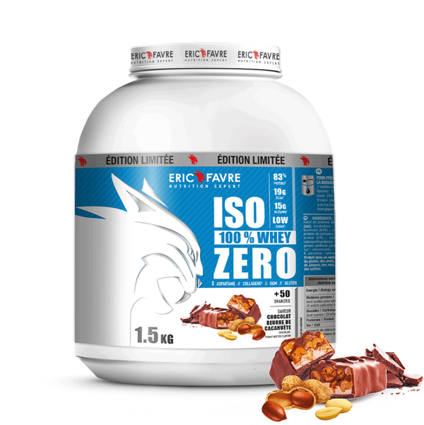 Iso whey Zero - protéine de lait - Eric Favre