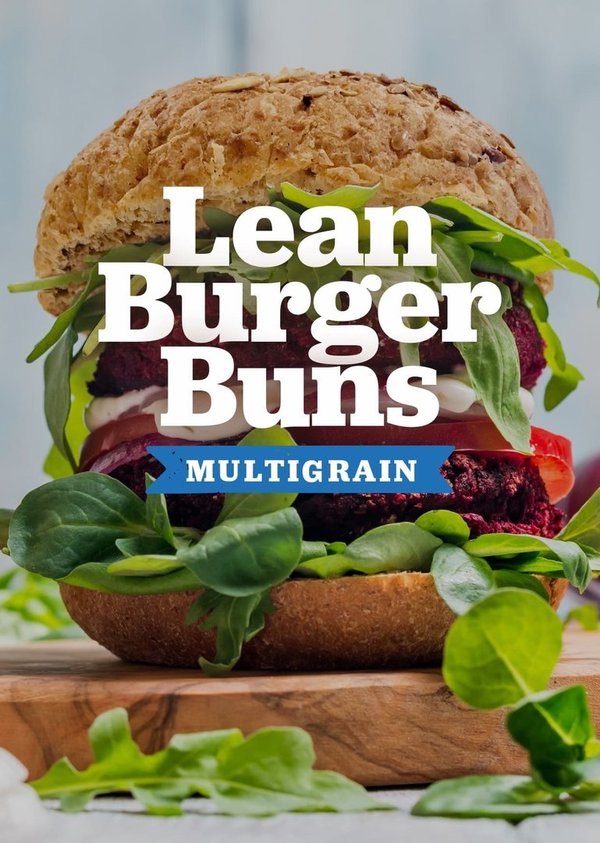 Pain Burger protéiné - Lean Burger Buns 340g