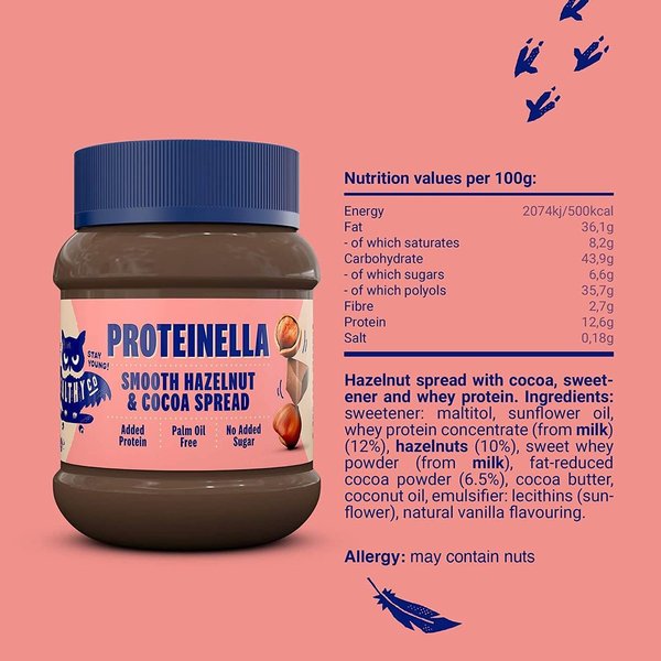 Pâte à tartiner sans sucres ajoutés " Proteinella " - HealthyCo