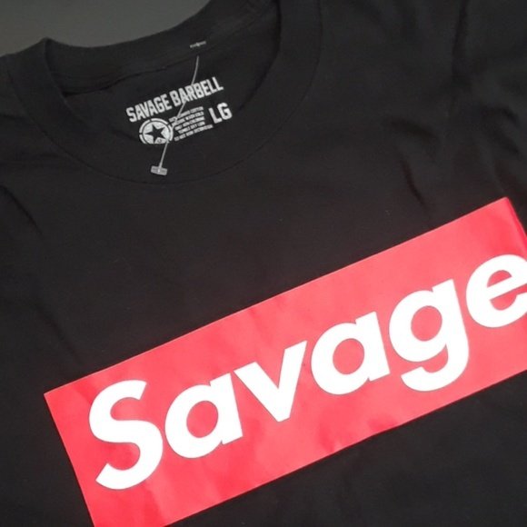 T-shirt homme noir - Savage Barbell