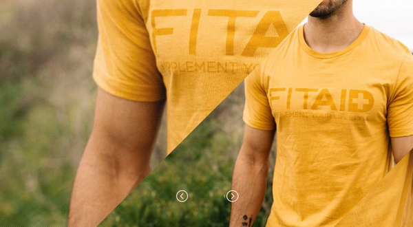 T-shirt " Yellow Mustard " - FitAid