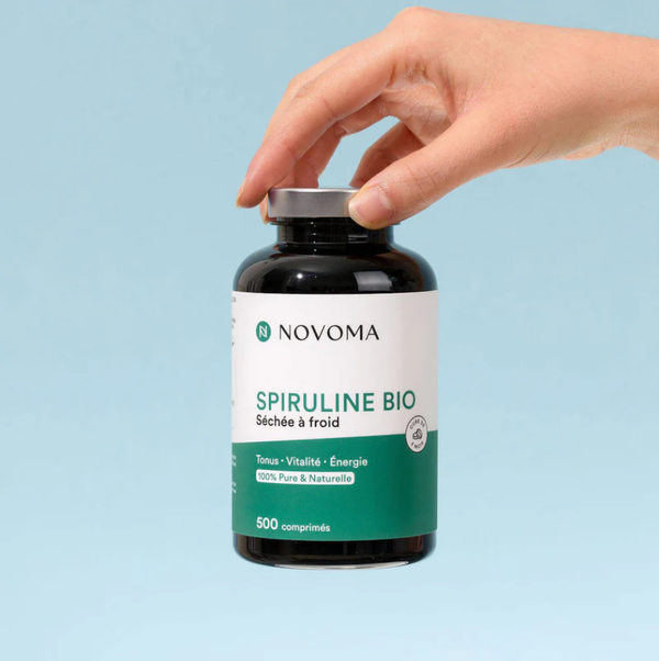 Spiruline Bio 500 comprimés - Novoma