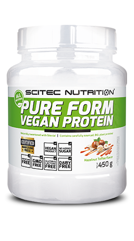 Protéine végétale " Pure form vegan protein " 450g - Scitec nutrition