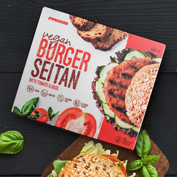 Burger végétal x2 - seitan tomate basilic