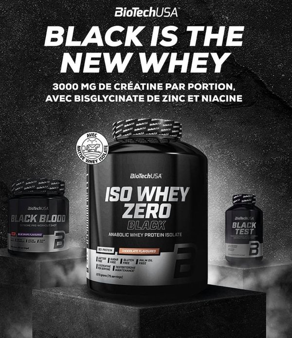 Iso Whey Zero " BLACK " + créatine - Biotech Usa
