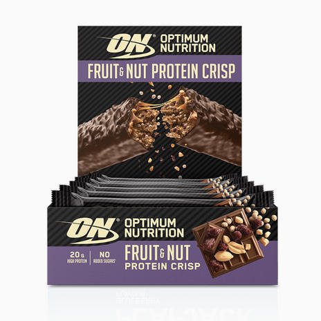 Barre protéinée " Fruit & Nut Protein Crisp " - Optimum Nutrition