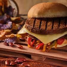 Burger vegan haricots rouge poivron x2