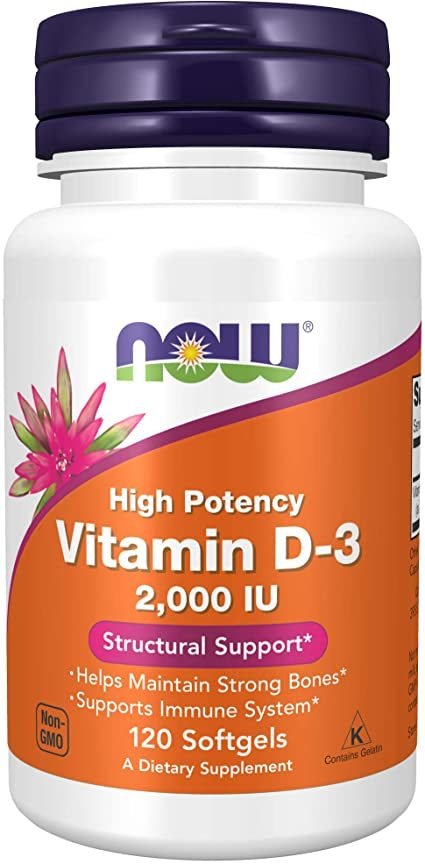 Vitamine D3 - 30 Softgels - Now Foods