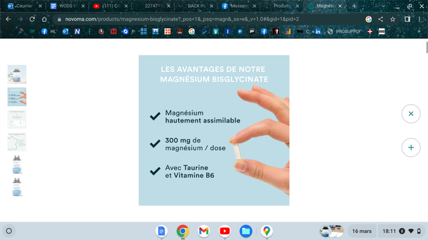 Magnésium bisglycinate - Novoma
