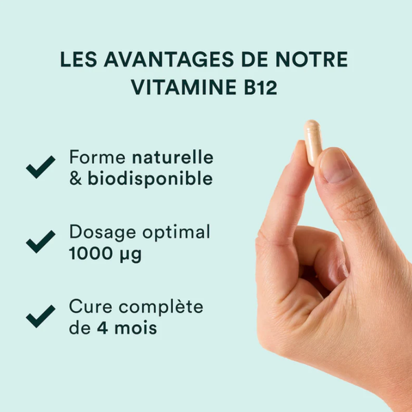 Vitamine B12 1000 μg (Méthylcobalamine) - Novoma