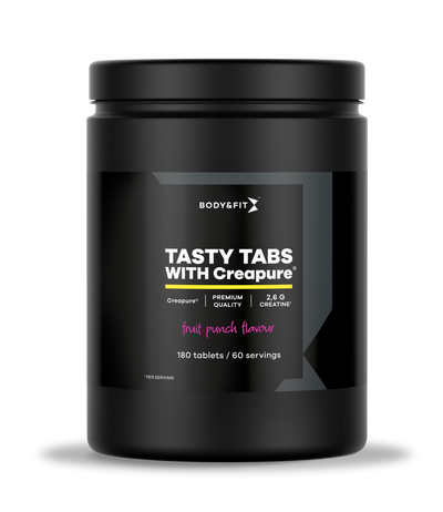 Créatine "Tasty Tabs" fruit punch - Body & fit