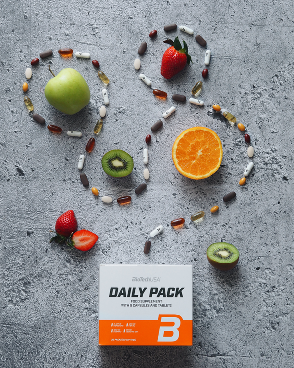 Daily pack, multivitamines, omega 3 et coQ10 - Biotech Usa
