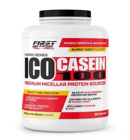 Caséine pure micellaire "Ico Casein 100" - 900g - First Iron Systems
