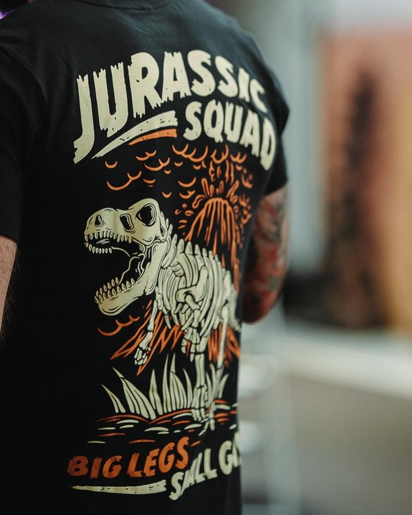 T shirt Jurassic Squad 2 - Barbell Régiment