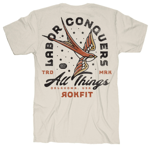 T-shirt " Labor conquers " - Rokfit