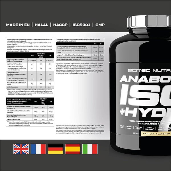 Anabolic Iso + Hydro 2350g - Scitec Nutrition