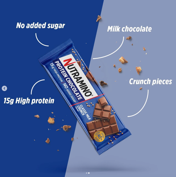 Barre protéinée au chocolat " Protein chocolate " - Nutramino