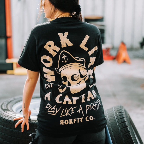 T-shirt oversize " Work like a captain " - Rokfit